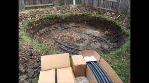 When a trampoline has been sunk into the ground, there is a lot that could be going on underneath the jump mat that you just cannot see. Self Installation Of Our In Ground Trampoline Youtube