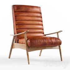3d models arm chair hans leather chair leather chair chair armchair