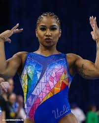 Jordan Chiles landed her second consecutive perfect 10 on floor‼️ UCLA  Gymnastics