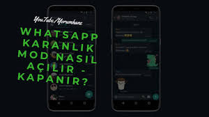 Whatsapp Karanlik Mod Nasil Acilir Ve Kapatilir Iphone Youtube