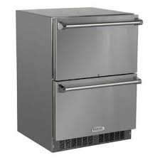 Summit also makes refrigerator drawers that give your outdoor kitchen a very professional feel. Smeg 24 Counter Depth 8 4 Cu Ft Panel Ready Bottom Freezer Refrigerator In 2020 Outdoor Refrigerator Outdoor Kitchen Outdoor Kitchen Design