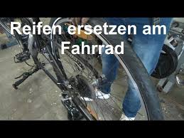 Fahrradreifen Und Schlauch Wechseln Mantel Am Fahrrad Mit Schlauch Ersetzen Vorn Und Hinten Youtube