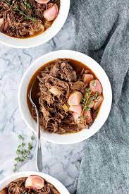 Keto Pot Roast Freezer Meal Recipe Instant Pot And Slow Cooker Recipe Recipes Freezer Meals Food