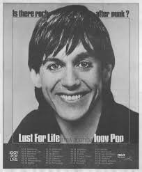 Yeah, a lust for life. Iggy Pop Lust For Life