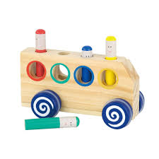 Bus En Bois Pop Up Manibul Creation Oxybul Oxybul Jouet Eveil Idee De Jeux