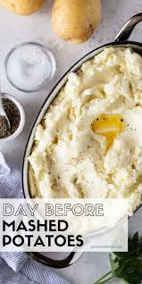 Free Up Your Oven Space And Reheat These Day Before Mashed Potatoes In Your Slow Cooker Thanksgiving Pot Make Ahead Mashed Potatoes Mashed Potatoes Recipes