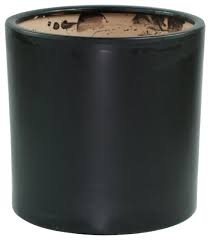 Best ceramic pots in 2021. Extra Large Ceramic Pot Cylinder Planter 13 Black Contemporary Outdoor Pots And Planters By Upshining Home And Garden Products Houzz