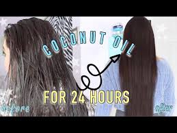 Wash it in the morning to see the immediate change in your hair texture. I Left Coconut Oil In My Hair Overnight Best Results Youtube