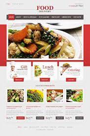 Catering Responsive Website Template Templatemonster Food Web Design Quotes Website Template