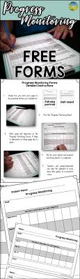Free Progress Monitoring Forms Special Education Teacher Progress Monitoring Special Education Resources