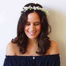 Want a baby's breath flower crown for your wedding, an upcoming party or other celebration? Ophelia Babies Breath Flower Crown Aggie Lola