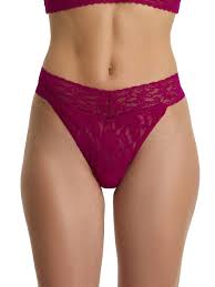 Hanky Panky Original Stretch Signature Lace Thong 4811 - In the Mood  Intimates