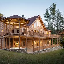 Book your cabin today and you'll soon be asleep in a wood cabin. Katahdin Cedar Log Homes Maine Made