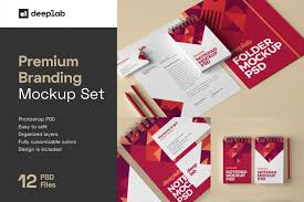 Elegant Stationery Branding Psd Mockup In Stationery Mockups On Yellow Images Creative Store
