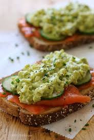 Healthy Avocado Egg Salad And Salmon Sandwich Recipe 300 Calorie Meals Stuffed Avocado Healthy Recipes