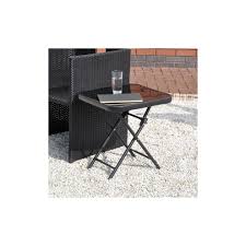 Enjoy free shipping & browse our great selection of patio furniture, patio bar height tables, patio bistro tables and more! Kingfisher Black Glass Garden Folding Side Table 45 X 45cm On Onbuy