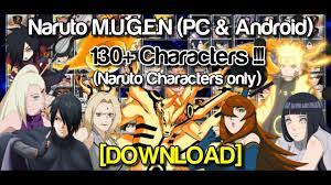 More than 610 downloads this month. Naruto Mugen With 130 Characters Pc Android Youtube