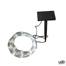 Hampton Bay 16 Ft Solar Led Rope Light 82056 055sr At The Home Depot This Would Be Great On A Patio Solar Rope Light Led Rope Lights Outdoor Rope Lights