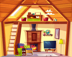 Brother and sister playing with toys. Cozy Duplex Background Cartoon Interior Of Playroom Child Place And Living Room Nohat Free For Designer
