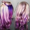 Dirty Blonde Hair With Dark Purple Tips