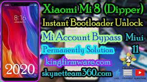 Our unlocking tool allows you to easily unlock your mobile device for free, regardless of which carrier you're signed up with. Mi 8 Dipper Instant Bootloader Unlock Mi Account Permanently Bypass Youtube