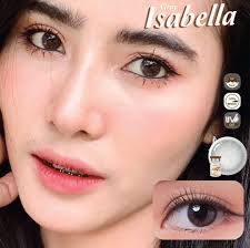 Isabella Gray (Mayalens) คอนแทคเลนส์ (สีเทา) เลนส์นิ่ม ใส่สบายตา  ชนิดรายเดือน เลนส์ช่วยให้ตาดูสวยซอฟท์แบบละมุน