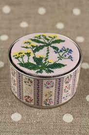 Check out my other cross stitch boards too!. Dyers Madder Small Box To Embroider