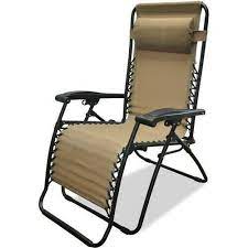 infinity zero gravity chair beige outdoor recliner garden steel headrest seats ebay gravity chair zero gravity chair lounge chair outdoor