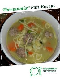 Variation Schnelle Nudelsuppe Mit Hackballchen Rezept Mit Bildern Nudelsuppe Thermomix Rezepte Nudelsuppe Rezept