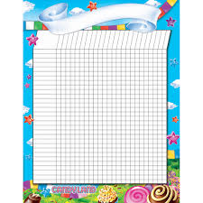 Candy Land Incentive Chart Poster