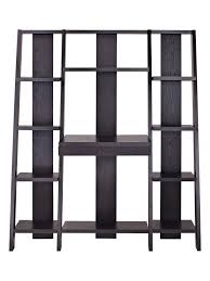 Bolan 12.6 h x 13.4 w cube bookcase. Ameriwood Home Ladder Bookcase Towers With Desk 11 Shelves Espresso Office Depot