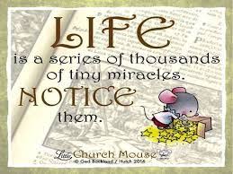 Life Is A Series Of Thousands Of Tiny Miracles Quotes Pin On Sweet Angel