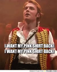 I can also add any lettering such as a name or quote of choice. Pink Shirt Memes