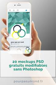 Utilise Un Mockup Psd Gratuitement Sans Photoshop Tuto Photoshop Mock Up Reseaux Sociaux