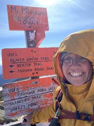 Hiking Moosilauke and witnessing NH National Guard helicopter training