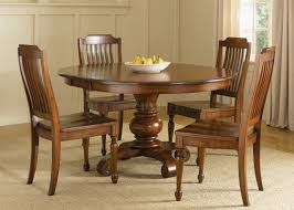 Find great deals on ebay for dining sets round table. Chestnut Finish Dining Room Round Pedestal Table W Options