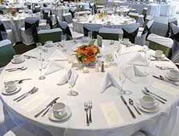 How the remaining guests are seated and with whom is up to you. Huntington Club Weddings Table Setup Kellogg Catering
