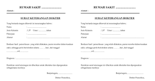 Dec 26, 2019 · format gambar contoh surat dokter kosong jakarta terbaik 2019. Surat Keterangan Dokter Docx Google Drive