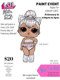LOL DOLL Glitter Series WEEK! February Break Paint Event! Ultra Rare Paint Kitty  Queen!