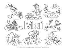 Nördlich des äquators beinhaltet diese zeitspanne die letzten tage im juni , den gesamten juli und august sowie die ersten wochen im september. Ausmalbilder Monate Die Jahreszeiten Jahreszeiten Hus Klasse 2 Grundschulmaterial De