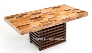 Rustic Furniture For Every Taste And Style Modern Barn Wood Furniture Butcher Block Dining Table Butcher Block Tables Rustic Furniture