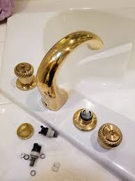 Upgrade to one of these for free: Delta Roman Tub Faucet Old Polished Gold From 1995 Terry Love Plumbing Advice Remodel Diy Professional Forum