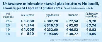 Z założenia płaca minimalna powinna rosnąć w każdym kraju, w którym występuje inflacja. Minimalne Zarobki I Stawki Godzinowe W Holandii