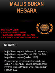 Majlis sukan negara malaysia, kompleks sukan negara, bukit jalil, 57000 sri petaling, kuala lumpur Majlis Sukan Negara