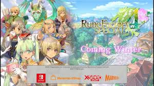 Rune Factory 4 Special - Announcement Trailer [NINTENDO SWITCH] - YouTube