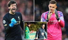Klopp defended becker after the brazilian made. Man City Keeper Ederson Hails Relationship With Liverpool Stopper Alisson Despite Rivalry Daily Mail Online