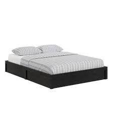 Bed bases typically don't come with a headboard, although a separate headboard can be attached to any standard metal frame that your mattress foundation can sit on. Ameriwood Full Platform Bed Frame Walmart Canada