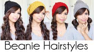 Cute Easy Hairstyles For Beanies Hats Winter Hat Hairstyles Hat Hairstyles Beanie Hairstyles