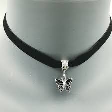 Pin By Kin Willing On Butterfly Choker Necklace In 2020 Chokers Black Butterfly Black Choker