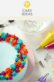 Wilton Has The Perfect Cake Decorating Ideas For Every Occasion These Easy To Follow Ideas Will Help Spark Any Bakers Crea Easy Homemade Cake Cake Cake Piping